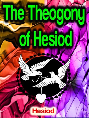 cover image of The Theogony of Hesiod